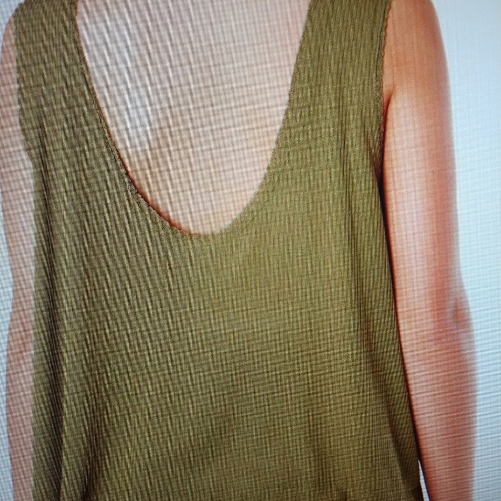 Free People Ribbed Boxy Tank Top - Picture 3 of 14